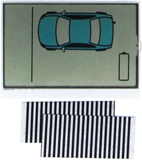 ZX925 Display Voor Sheriff ZX-925 Lcd Afstandsbediening/Twee Weg Auto Alarm Systeem