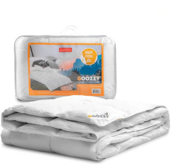 Zydante Swisstech® - Goozzy Collectie - 100% Donzen Dekbed - Mono - 140x200 cm Wit