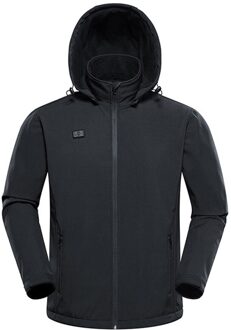 Zynneva Outdoor Sport Winter Verwarming Jas Mannen Vrouwen Warm Elektrische Verwarmde Katoenen Kleding Hoodied Koolstofvezel Wandelen GK6147