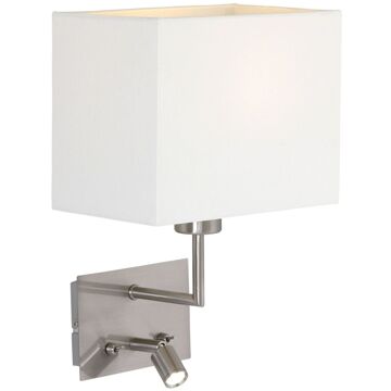 0 Wandlamp RVS Zilver