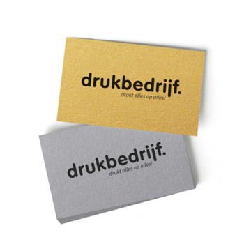 100x unieke visitekaartjes bestellen - kies uit 10 unieke papiersoorten (100 st) drukken