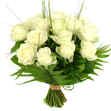 20 Witte rozen