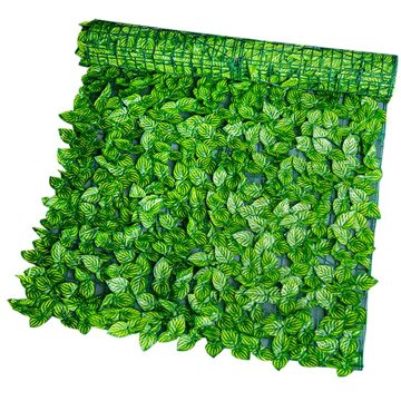 300*50Cm Kunstmatige Hek Privacy Blad Roll Muur Landschapsarchitectuur Hek Privacy Hek Scherm Diy Outdoor Tuin Balkon Hek watermeloen leaf / 50 X 300CM