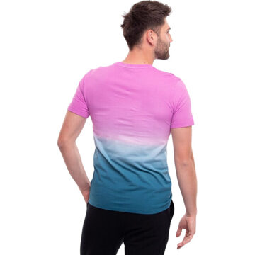 4F Heren bedrukt normaal t-shirt Blauw - M