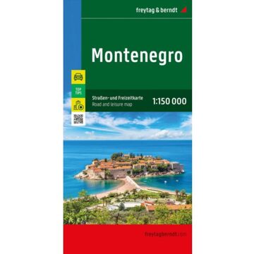 62Damrak F&B Montenegro Wegenkaart 1:150.000 - F&B Wegenkaarten