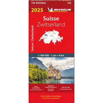 62Damrak Michelin 729 Zwitserland 2025 - Nationale Kaarten Michelin