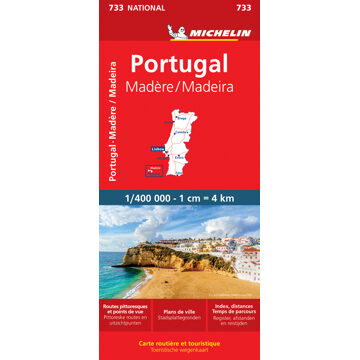 62Damrak Michelin Wegenkaart 733 Portugal En Madeira - Nationale Kaarten Michelin