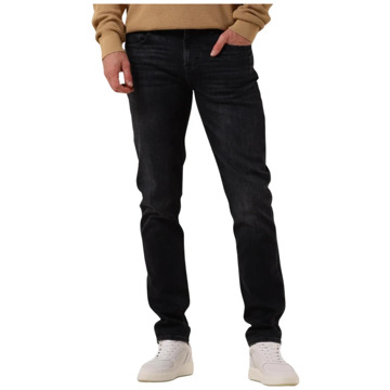 7 For All Mankind Slimmy Tapered Special Edition Stretch Tek Hyphen Jeans 7 For All Mankind , Black , Heren - W34,W32,W31,W30,W33