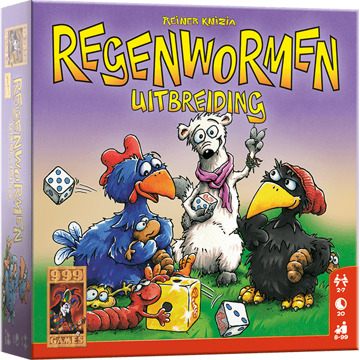 999 Games dobbelspel Regenwormen: Uitbreiding (NL)