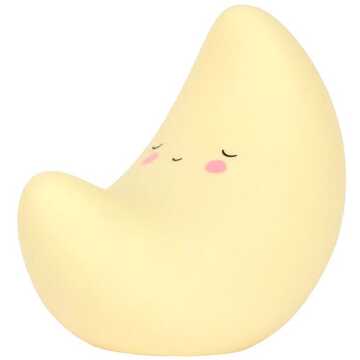 A Little Lovely Company Llc - Nachtlampje - Maan - Met Timerfunctie Geel