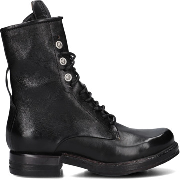 A.S.98 Zwarte Leren Dameslaarzen A.s.98 , Black , Dames - 40 Eu,39 EU