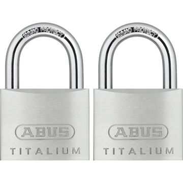 ABUS Hangslot Titalium Tkti25/50 2 Stuks