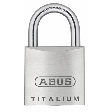 ABUS Titalium 64Ti/30 hangslot 30 x 5 mm zilver Zilverkleurig
