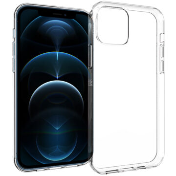 Accezz Clear Backcover iPhone 12 Pro Max Telefoonhoesje Transparant
