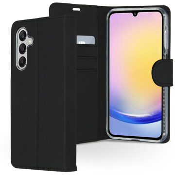 Accezz Wallet Softcase Bookcase Samsung Galaxy A25 Telefoonhoesje Zwart