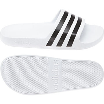 adidas Adilette Aqua Heren Slippers - Cloud White/Core Black/Cloud White - Maat 43