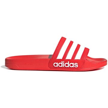 adidas Adilette CF Slippers rood - wit - 44 1/2