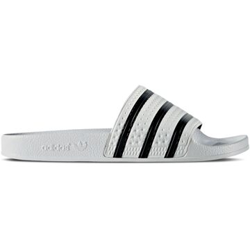 adidas Adilette Heren Slippers - White/Core Black/White - Maat 46