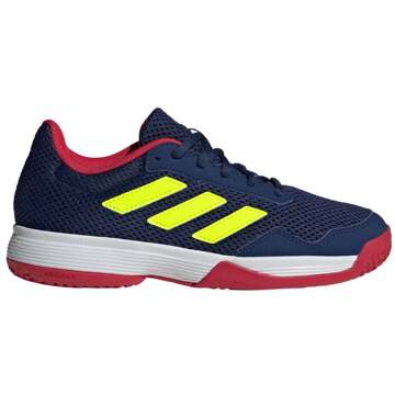 adidas Gamespec Tennisschoenen Junior donkerblauw - geel - rood - 38