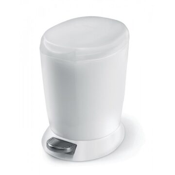 Afvalemmer Slim Round 6 liter - Simplehuman Wit