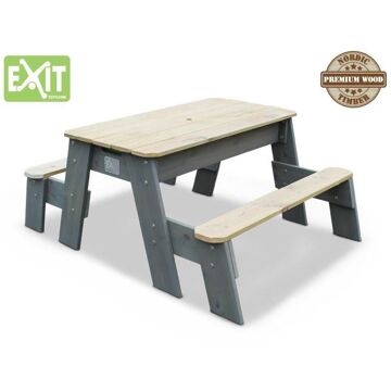 Aksent Zand & Water Picknicktafel met 2 Bankjes Bruin, Groen