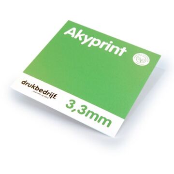Akyprint plaatmateriaal - waterafstotende reclameborden drukken