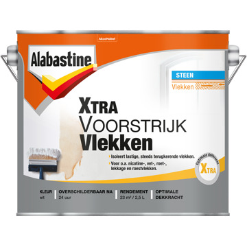 Alabastine xtra voorstrijk vlekken - 2,5 liter