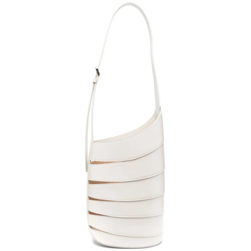 Alaia Leren Schoudertas Alaïa , White , Dames - ONE Size