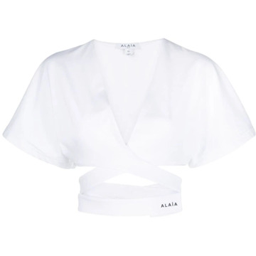 Alaia T-Shirts Alaïa , White , Dames - M