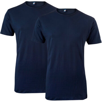 Alan Red Heren T-shirt Ottawa Navy Ronde Hals Slim Fit 2-Pack - L