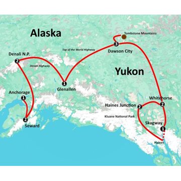 Alaska & Yukon Highlights (16 dagen)