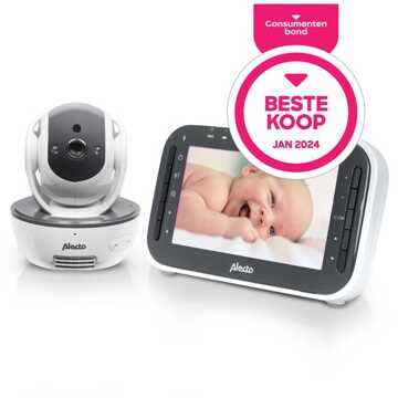 Alecto Babyfoon met camera en 4.3"" kleurenscherm Alecto Wit-Antraciet