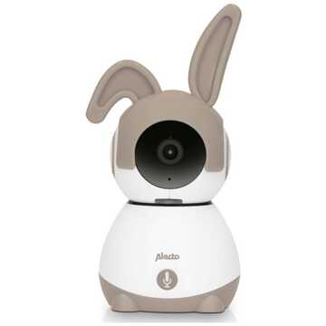 Alecto Wifi babyfoon met op afstand beweegbare camera Alecto Wit-Taupe