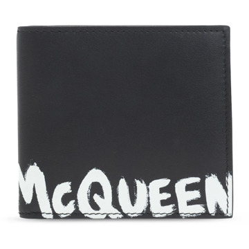 Alexander McQueen Leren portemonnee Alexander McQueen , Black , Heren - ONE Size