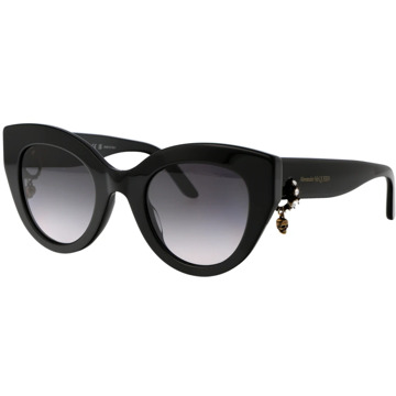 Alexander McQueen Stijlvolle zonnebril Am0417S Alexander McQueen , Black , Dames - 50 MM