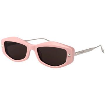 Alexander McQueen Stijlvolle zonnebril Am0482S voor de zomer Alexander McQueen , Pink , Dames - 55 MM