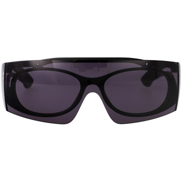 Alexander McQueen Stijlvolle zonnebril Am0489S voor de zomer Alexander McQueen , Black , Unisex - ONE Size