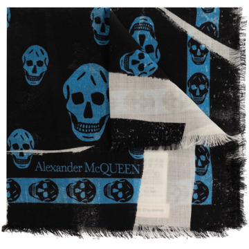 Alexander McQueen Wollen sjaal Alexander McQueen , Black , Dames - ONE Size