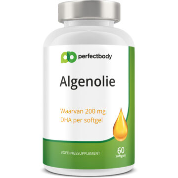 Algenolie DHA Capsules - 60 Softgels - PerfectBody.nl