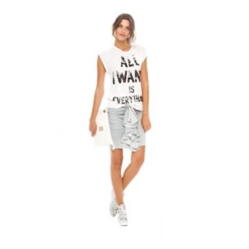 All I Want - Amy Gee - T-shirts - Wit - S|XS