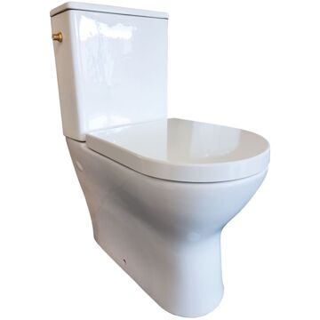 Allibert Kobalt Duoblok Toilet Met Softclose Toiletzitting - Wit