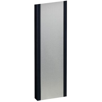 Allux Brievenbus Allux 1001 - Zwart/Roestvaststaal