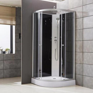 Aloni SK2401 BEAUTY COMPLETE DOUCHECABINE 90x90cm KWARTROND CABINE DE DOUCHE COMPLÈTE BEAUTÉ 90x90cm