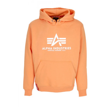 Alpha Industries Basic Hoodie Tangerine Streetwear Alpha Industries , Orange , Heren - L,M,S