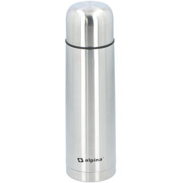 Alpina Thermosfles - Dubbelwandig - 750 Ml - Incl. Beker - Roestvrij Staal