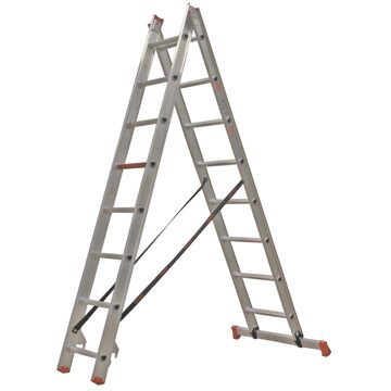 Altrex All Round Reformladder 2x8 Zilver