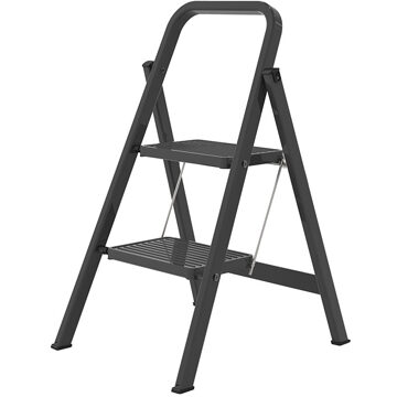 Altrex Huishoudtrap Giant Total Black 2-treeds