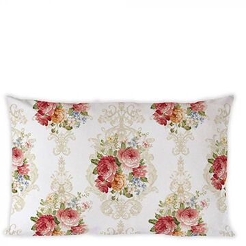 Ambiente Kussenhoes Sara Cream 50x30cm 100% Katoen roze