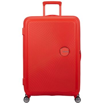 American Tourister Soundbox Spinner 77/28 TSA Expandable neon orange hardcase koffer Oranje - H 77 x B 51.5 x D 29.5 cm