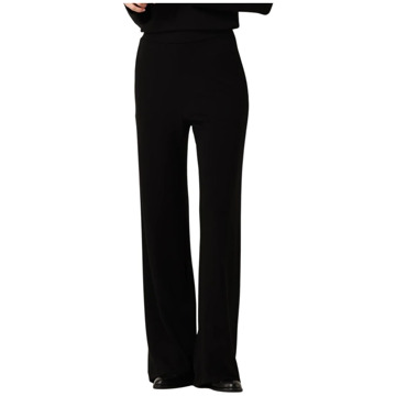 Ana Alcazar Elegante Wijde Broek voor Vrouwen Ana Alcazar , Black , Dames - L